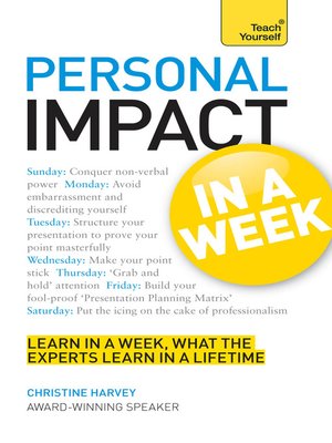 cover image of Personal Impact at Work in a Week